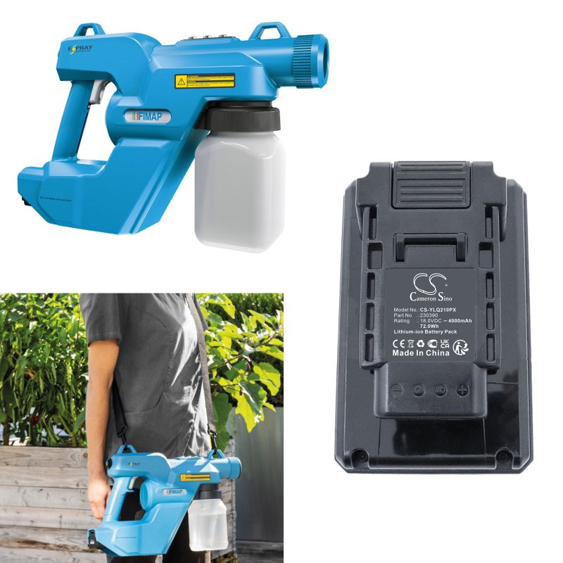 Batterie pour Fimap e-Spray (4000 mAh/72 Wh, 18 V)