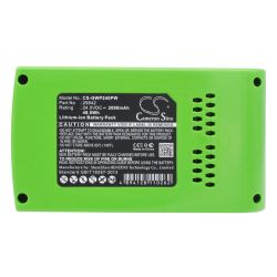 Batterie pour GreenWorks 29322 (2000 mAh/48 Wh, 24 V)