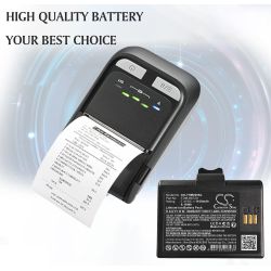 Batterie pour TSC TDM-20 (1100 mAh/8.14 Wh, 7.4 V)