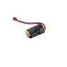 Batterie pour Panasonic BR2/3A (1200 mAh/3.6 Wh, 3 V)
