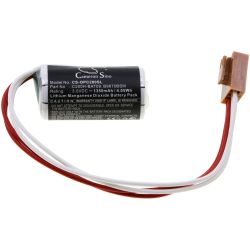 Batterie pour Omron C200H-BAT09 (1350 mAh/4.05 Wh, 3 V)