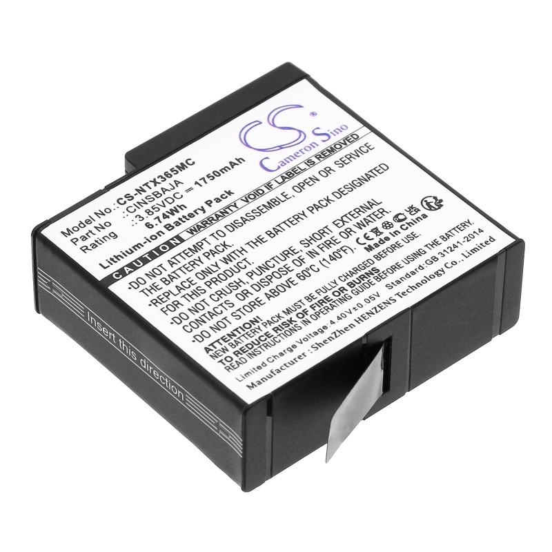 Batterie pour Insta360 Ace (1750 mAh/6.74 Wh, 3.85 V)