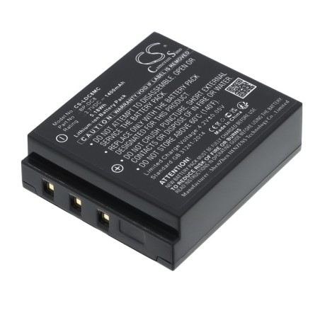 Batterie pour Leica EA-DC-8 (1400 mAh/5.18 Wh, 3.7 V)