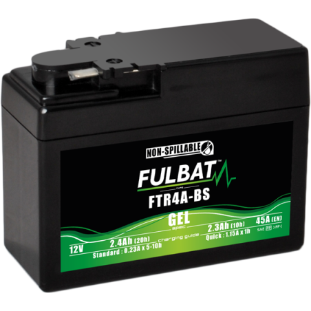 Batterie FULBAT FTR4A-BS GEL YTR4A 2,4Ah 45A