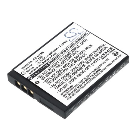 Batterie pour Olympus VG-120 (600 mAh/2.22 Wh, 3.7 V)
