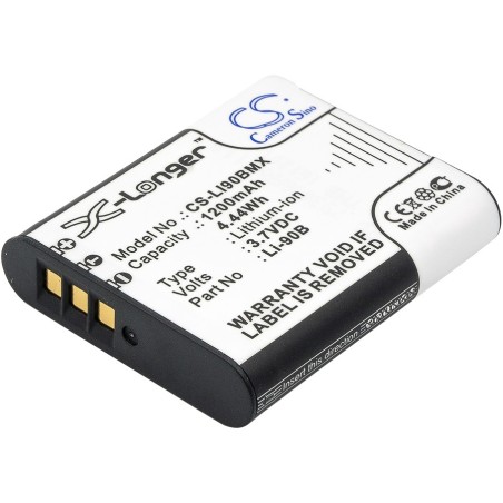 Batterie pour Olympus OM SYSTEM (1200 mAh/4.44 Wh, 3.7 V)