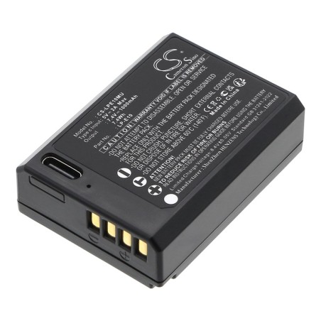 Batterie pour Canon EOS Rebel T6 (1000 mAh/7.4 Wh, 7.4 V)