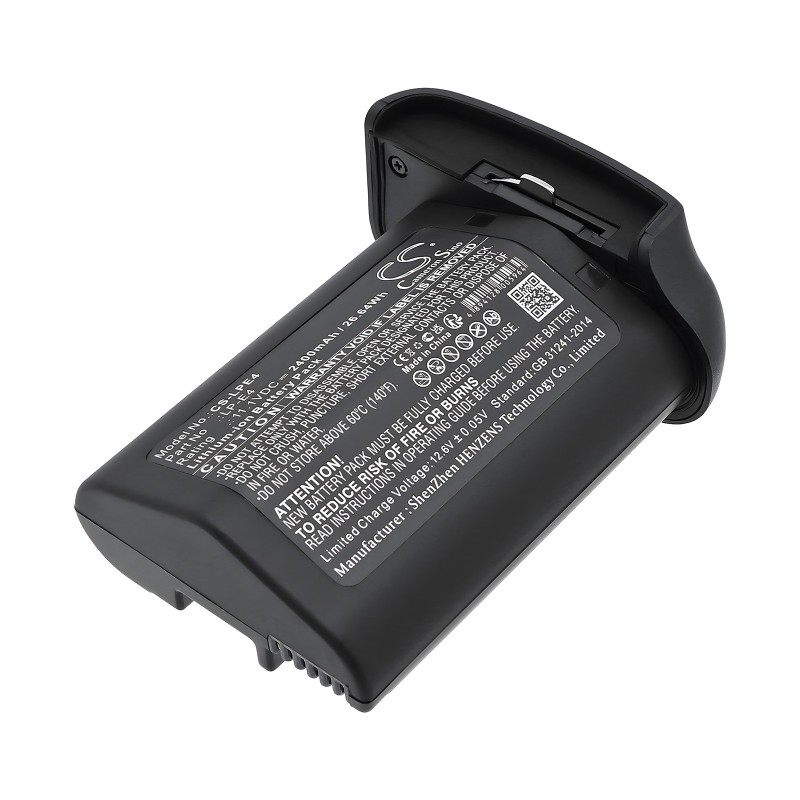 Batterie pour Canon LP-E4 (2400 mAh/26.64 Wh, 11.1 V)