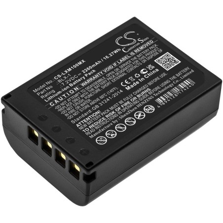 Batterie pour Olympus OM SYSTEM OM-1 (2260 mAh/16.27 Wh, 7.2 V)