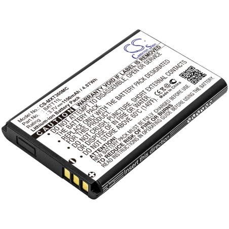 Batterie pour Gemantech GE-M2000 (1100 mAh/4.07 Wh, 3.7 V)