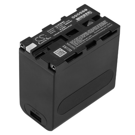Batterie pour Sony CCD-TR76 (6600 mAh/48.84 Wh, 7.4 V)