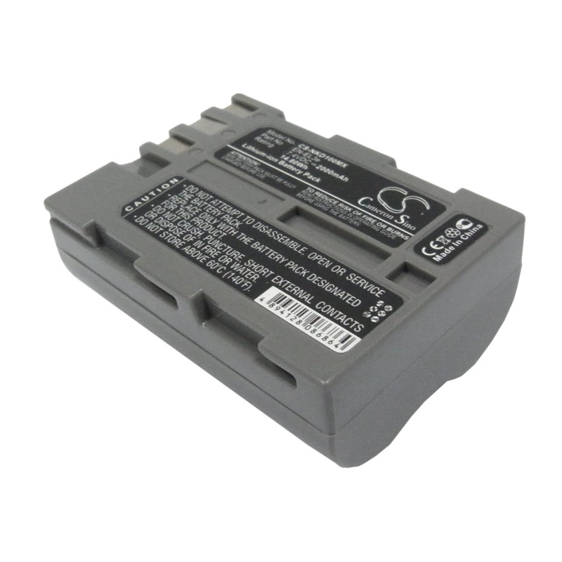 Batterie pour NiKon D200 (2000 mAh/14.8 Wh, 7.4 V)