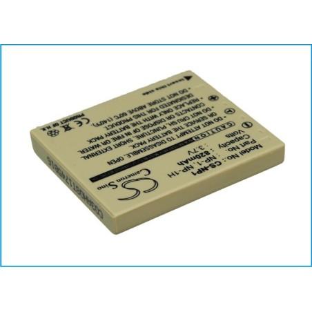 Batterie pour Minolta Dimage X1 (820 mAh/3.03 Wh, 3.7 V)
