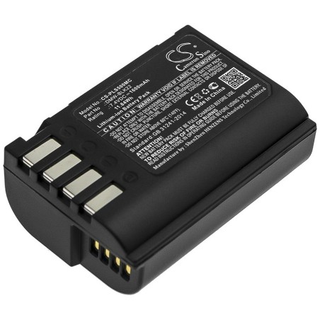 Batterie pour Panasonic Lumix G9 (1600 mAh/11.84 Wh, 7.4 V)