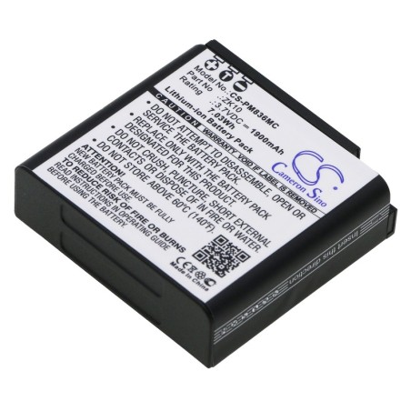 Batterie pour Polaroid iM1836 (1900 mAh/7.03 Wh, 3.7 V)