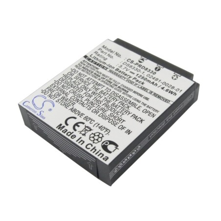 Batterie pour Megapix Vx8 (1250 mAh/4.63 Wh, 3.7 V)