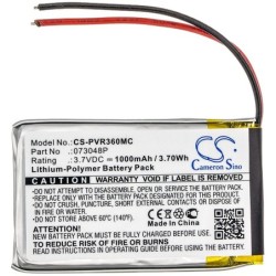 Batterie pour Polaroid 073048P (1000 mAh/3.7 Wh, 3.7 V)