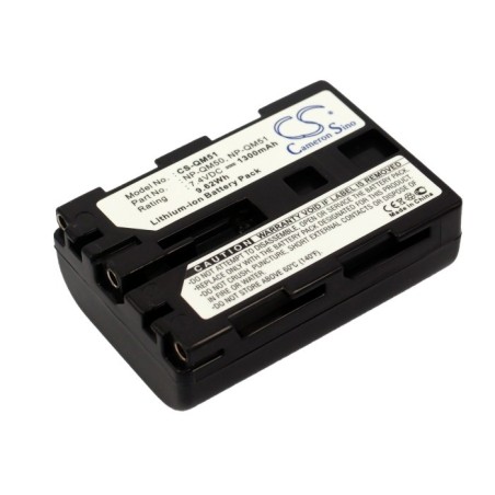 Batterie pour Sony DCR-PC101K (1300 mAh/9.62 Wh, 7.4 V)