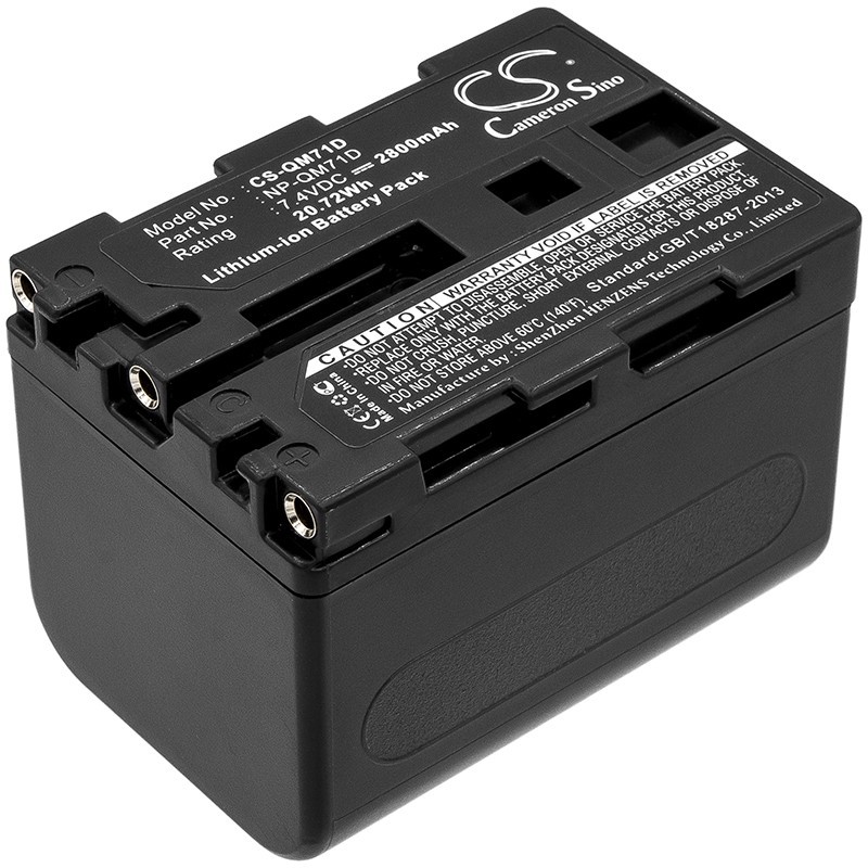 Batterie pour Sony DCR-TRV240E (2800 mAh/20.72 Wh, 7.4 V)