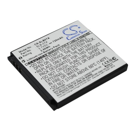 Batterie pour Samsung ST500 (720 mAh/2.66 Wh, 3.7 V)