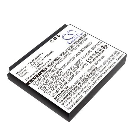 Batterie pour Samsung Digimax i7 (1100 mAh/4.07 Wh, 3.7 V)