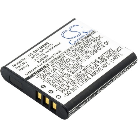 Batterie pour Sony Bloggie MHS-FS2/V (800 mAh/2.96 Wh, 3.7 V)