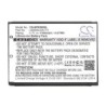 Batterie pour Koonlung Mini DVR3 (1100 mAh/4.07 Wh, 3.7 V)