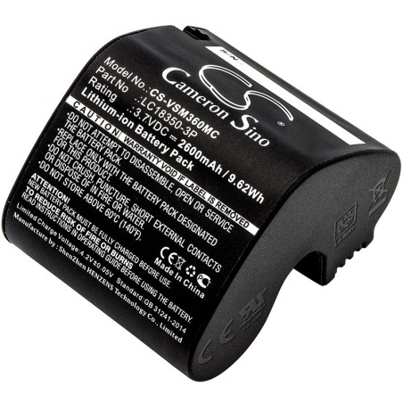 Batterie pour Panoramic LC18350-3P (2600 mAh/9.62 Wh, 3.7 V)
