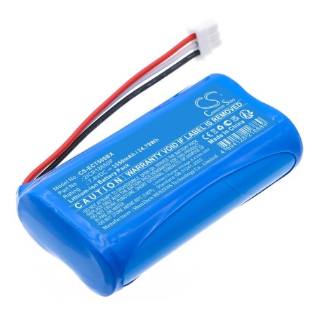 Batterie pour Elcom 2ICR18650P (3350 mAh/24.79 Wh, 7.4 V)