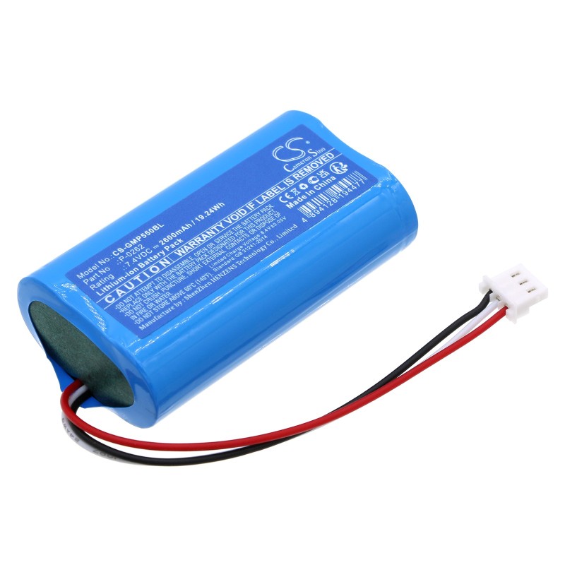 Batterie pour INT RASTER P-0262 (2600 mAh/19.24 Wh, 7.4 V)
