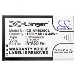 Batterie pour EnGenius EP-802 (1200 mAh/4.44 Wh, 3.7 V)