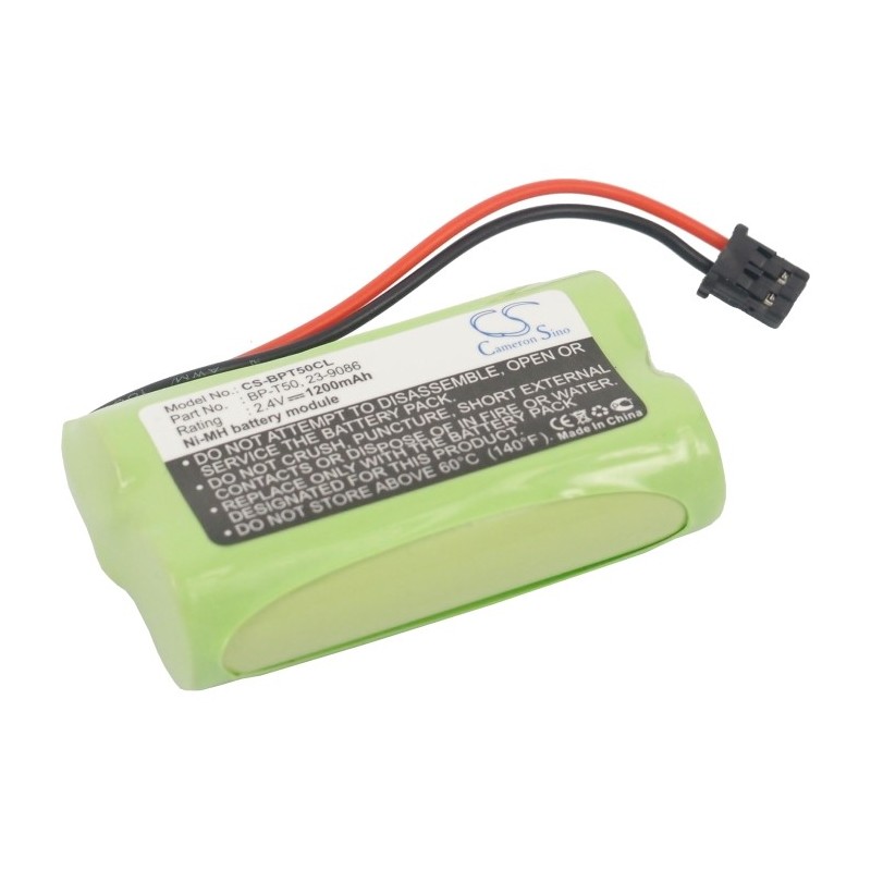 Batterie pour V Tech CS6129 (1200 mAh/2.88 Wh, 2.4 V)