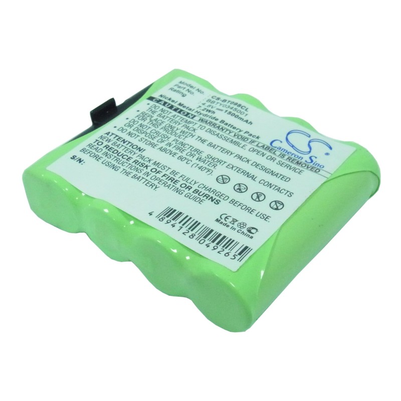 Batterie pour Telefunken CC6 (1500 mAh/7.2 Wh, 4.8 V)