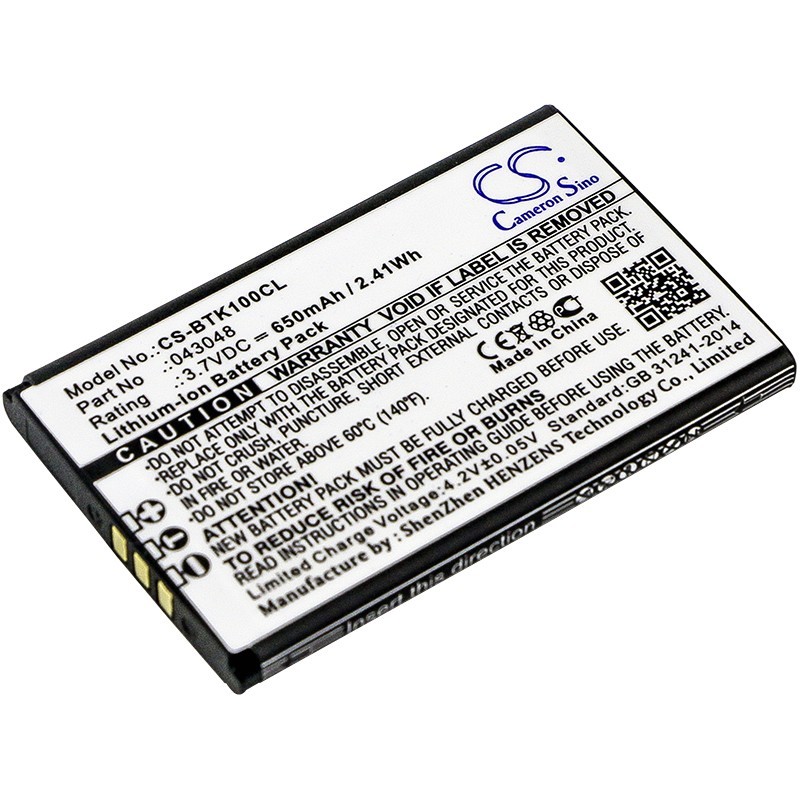 Batterie pour BT Elements 1K (650 mAh/2.41 Wh, 3.7 V)