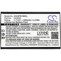 Batterie pour BT Elements 1K (650 mAh/2.41 Wh, 3.7 V)