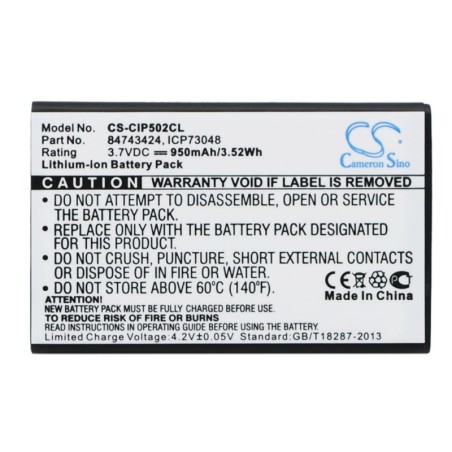 Batterie pour COMfortel M310 (950 mAh/3.52 Wh, 3.7 V)