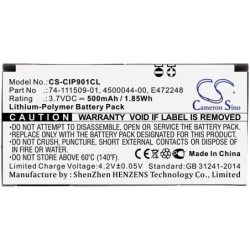 Batterie pour Cisco E472248 (500 mAh/1.85 Wh, 3.7 V)