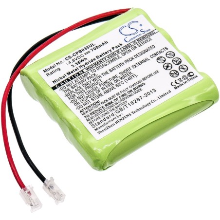 Batterie pour Universel AAA x 4 (700 mAh/3.36 Wh, 4.8 V)
