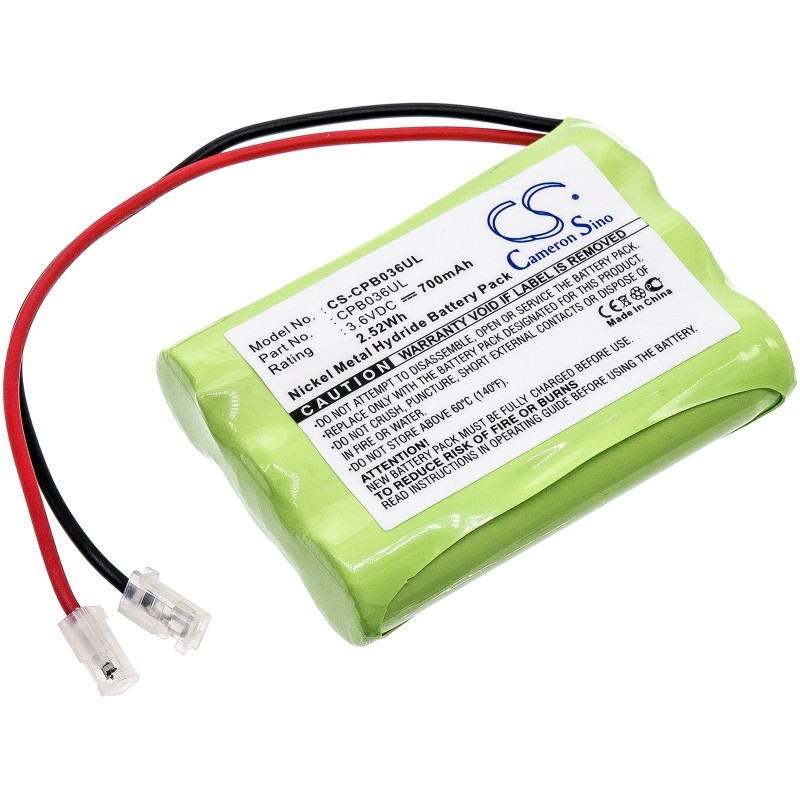 Batterie pour Universal AAA x 3 (700 mAh/2.52 Wh, 3.6 V)