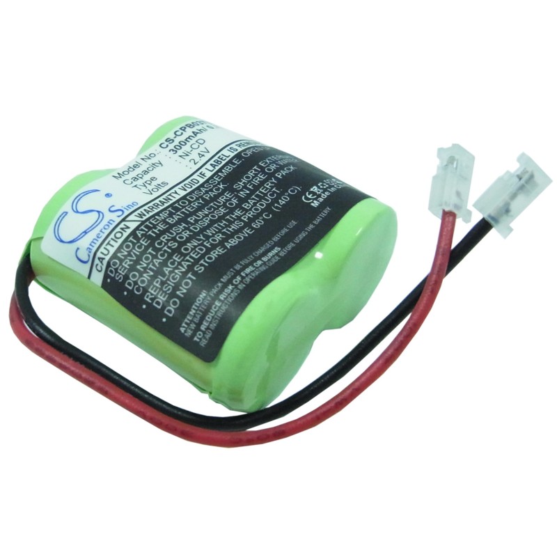 Batterie pour Universal 2/3AA x 2 (300 mAh/0.72 Wh, 2.4 V)