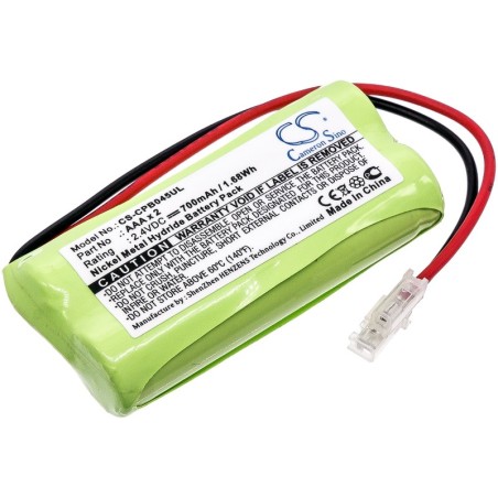Batterie pour Universal AAA x 2 (700 mAh/1.68 Wh, 2.4 V)