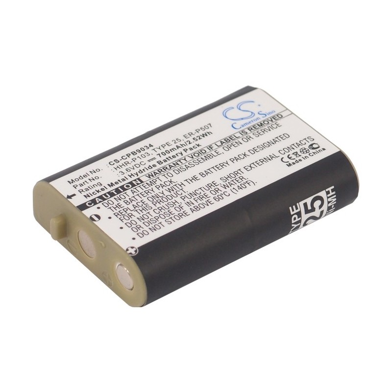 Batterie pour AT&T EP590-2 (700 mAh/2.52 Wh, 3.6 V)