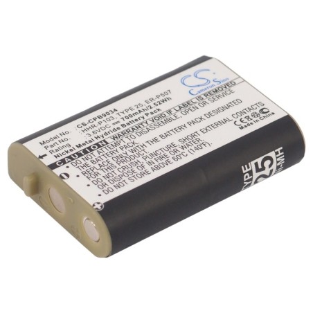 Batterie pour Radio Shack 439004 (700 mAh/2.52 Wh, 3.6 V)