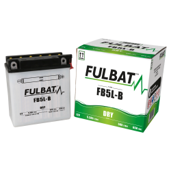 Batterie FULBAT DRY FB5L-B (12N5-3B) 5,3Ah 65A