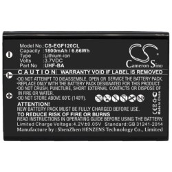 Batterie pour EnGenius UHF-BA (1800 mAh/6.66 Wh, 3.7 V)