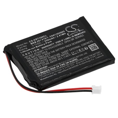 Batterie pour Ascom FA83601195 (650 mAh/2.41 Wh, 3.7 V)