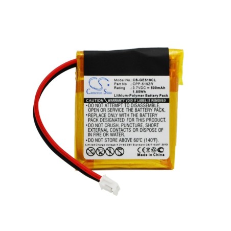 Batterie pour RCA CPP-519Z3 (500 mAh/1.85 Wh, 3.7 V)