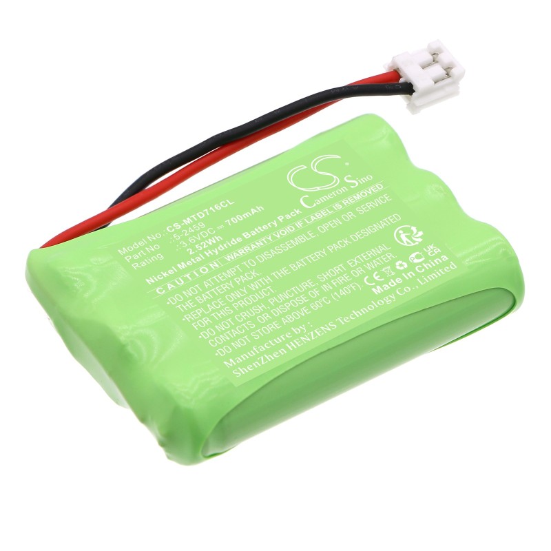 Batterie pour Lucent Technologies TL71108 (700 mAh/2.52 Wh, 3.6 V)