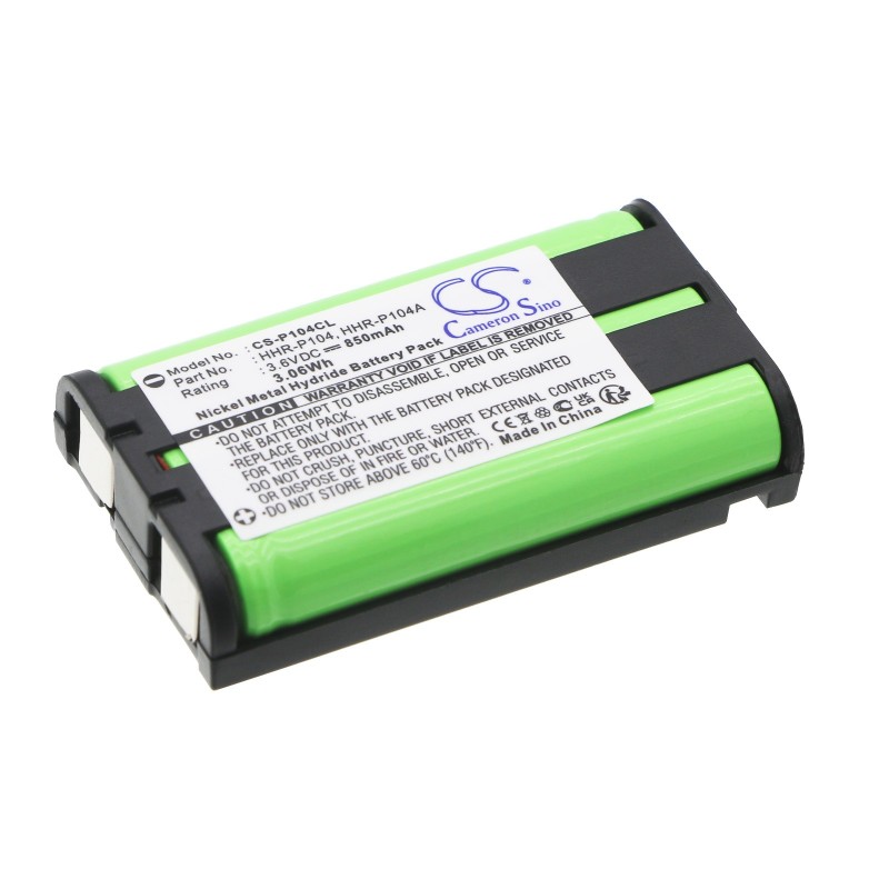 Batterie pour Panasonic KX-FPG379 (850 mAh/3.06 Wh, 3.6 V)