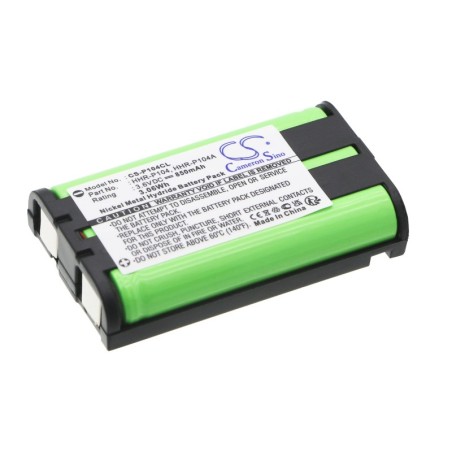 Batterie pour Panasonic KX-TH112 (850 mAh/3.06 Wh, 3.6 V)